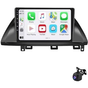 Android 12 Auto Bluetooth Radio 9 Inch Touch Screen Auto Radio Spelers voor Honda Odyssey 2005-2010 met Navi GPS autoradio Ondersteunt 4G WiFi USB Stuurbediening Mirror Link RDS(XY8 8Core 6+128G)