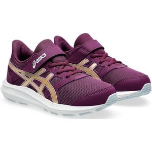 ASICS Jolt 4 PS Sneakers voor jongens, Paars Deep Mauve Champagne, 32.5 EU