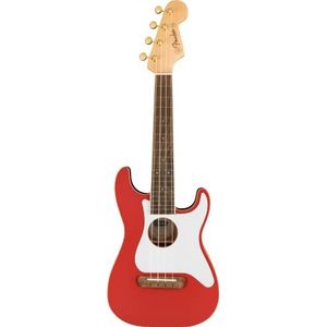 Fender Fullerton Strat Uke Fiesta Red - Concert ukulele