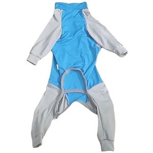 F Fityle Rekbare hondenpyjama 4 poten Hondenkleding Zachte jumpsuit, comfortabel, zacht