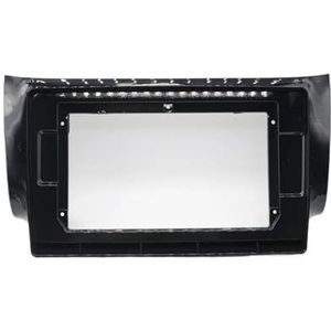 2 Din 10,1 Inch Autoradio Fascia Stereopaneel Dashboard Installatie Trim Kit Dvd Frame Bezel Voor N&issan Voor Sentra Voor Sylphy 2012-2019 Auto Fascia Radio Paneel(Frame-BLACK-UV)