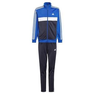 adidas Uniseks-Kind Essentials 3-Stripes Tiberio Track Suit, Semi Lucid Blue/White/Legend Ink/White, 11-12 Years