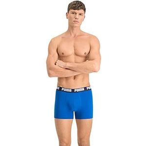 PUMA heren Ondergoed Basic Boxers, True Blauw, L