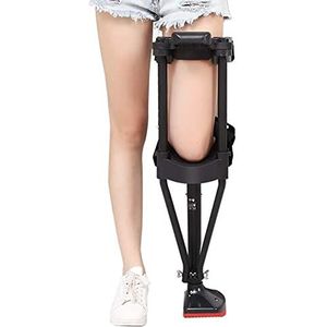 Walkers voor senioren Verstelbare Antislip Hand Free Knee Crutch, Hoogte Verstelbare Single Leg Telescopische Walker Ondersteuning voor Letsel/Handicap/Ouderen Ondersteunt Up rollator walker,