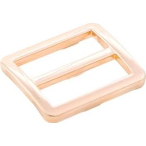 Verstelbare Triglides-schuifgespen, 5 stuks metalen schuifsluiting met drievoudige glijders for riem, tas, schoenen, kleding en leer(Gold,25mm)