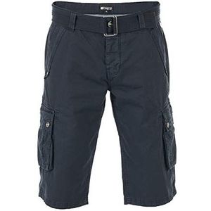 riverso heren Cargo Shorts RIVAnton riem bermuda korte broek 100% katoen blauw grijs olijf zwart beige geruit W30 - W46