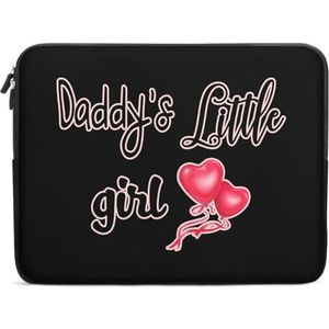 Daddys Klein Meisje Laptop Case Sleeve Bag 15 inch Duurzaam Schokbestendig Beschermende Computer Draaghoes Aktetas