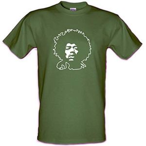 Jimi Hendrix Che Guevara stijl icoon gitaar held zwaar katoen t-shirt