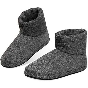 Dunlop Pantoffels Voor Mannen, Fluffy Heren Pantoffel, Maat 7-12, Warme en Gezellige Winter Huisschoenen, Grappig Cadeau Voor Hem, 4 Verschillende Modellen Om Uit Te Kiezen (42 EU, Grijs, numeric_42)