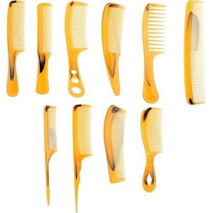 DACHAO Plastic kam - fijn, grof, breed getande - staartkam, haarkam, universele kam, zakkam, peddelkam-