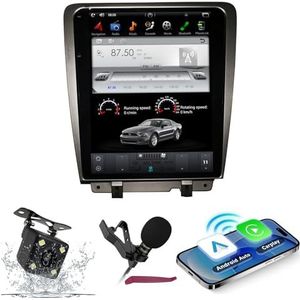 Android 15 Autoradio Navi voor F-ord Mustang (2010-2014) 12.1 ""Touchscreen Car Multimedia Player met draadloze carplay GPS-navigatie Bluetooth5.0 HIFI FM 5G-WiFi SWC DSP MIC,6g+128g