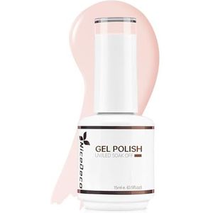 Nicedeco Semi-Permanente Nagellak UV/LED Soak-Off Gellak - Wreedheidsvrij, Doorschijnend, 15ML-016