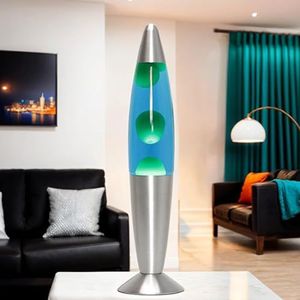 Lavalamp - Mini - Decoratieve Lamp - Blauw/Groen - Inclusief G9 25W Gloeilamp