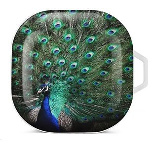 Pauw oordopjes hoesje compatibel met Samsung hard shell beschermhoes wit stijl