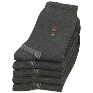YIJIANUO 5 paar heren lange sokken zacht comfortabel slijtvast stevig casual eenvoudige mode zwart grote Szie mid-kalf sokken, 5 paar G-groen, EUR 38-44(US 6-12)