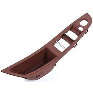 Handgrepen Het Interieur Auto Auto-interieurdeurgreep en paneelafdekking LHD bestuurderszijde Voor BMW 5-serie F10 F11 F18 520 523 525 528 530(‎Lhd Redbrown)