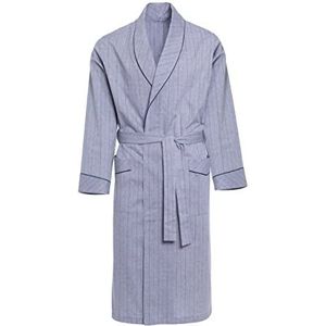 RE-506 ochtendjas voor heren, 100% katoen, licht en dun, elegant, lichtgrijs 1215, XXL