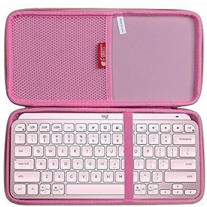 Hermitshell Hard Travel Case voor Logitech MX-toetsen, Mini Minimalistisch Draadloos Verlicht Toetsenbord (Rose Gold)