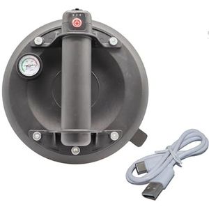 8 inch elektrische vacuümzuignap, 250 kg draagvermogen, zware vacuümheffer for graniet, tegels en glas, handmatig hefgereedschap Voor het egaliseren van naden(L)