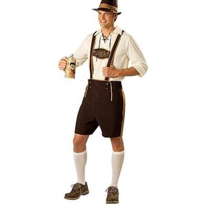 UDERUI Dames Beieren Oktoberfest Jurk Kostuum Man Bier Carnaval Party Outfit Fancy Dress (Kleur: Beige, Maat: XXL)