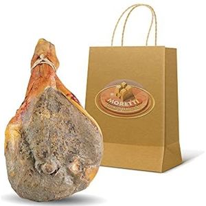 Moretti® Hele Rauwe Ham | Met bot en zonder bot | Mager Gekruid | 100% natuurlijk kwaliteitscertificaat | Zonder conserveringsmiddelen | Geen GGO's (Met bot)