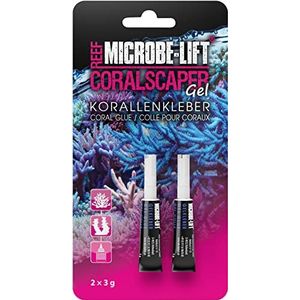 MICROBE-LIFT Coralscaper - koraallijm - secondelijm in gelvorm, eenvoudig en veilig gebruik in zeewater, 2 x 5 g,