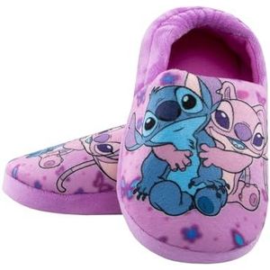 Disney Lilo En Stitch Slippers | Stitch En Angel Meisjes Slippers | Kinderpantoffels | Purper 33