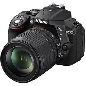 Nikon D5300 + Nikkor 18-105 VR + SD 8GB Lexar Premium 200x SLR Camera Set 24,2 MP CMOS 6000 x 4000 pixels zwart - digitale camera's (24,2 MP, 6000 x 4000 pixels, CMOS, Full HD, 480 g, zwart)