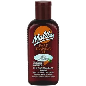 Malibu Sun bruiningsolie, waterbestendig, met bètacaroteen en tropische kokosnootgeur, 200 ml