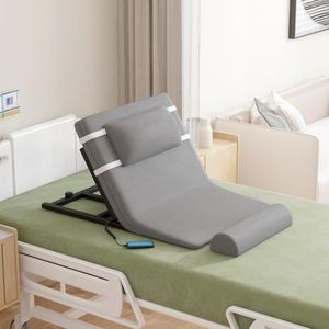 Elektrische hefbare rugleuning, 0~80° verstelbare elektrische hefbare rugleuning, met afstandsbediening, zeer dichte rebound-spons, elektrische hulprugleuning voor senioren(Gray,90cm-A)