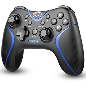 Cehensy - Draadloze Pro-Controller - Gamepad - Voor Switch/OLED/Lite - Met 6-Assige Gyro en Dubbele Trilling