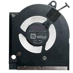 Laptop CPU GPU-koelventilator voor G15 5520 5525 7620 G16 RTX3050 RTX3060 RTX3070 2022(GPU 12V)