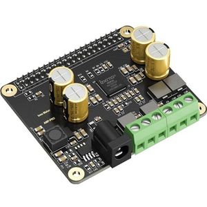 InnoMaker Audio-versterker 2x80W piekuitgang klasse D HiFi AMP Pro V2 HAT, met 192 kHz/24-bit MA12070P, ondersteunt Volumio, MoOde, Raspbian en LibreELEC voor Raspberry Pi 5/4/3B+/Zero