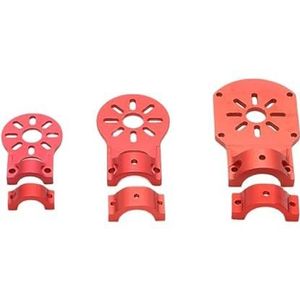 Drone Accessories 4 STUKS for RC Drone DIY Metalen for 12mm 16mm 18mm Motor Mount Seat for 2212 2216 3508 Borstelloze Motoren Mini Quadcopter Hexacopter Frame (Color : 16mm red)