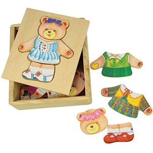 Bigjigs Toys mevrouw Bear Dress Up Puzzel met Storage Box