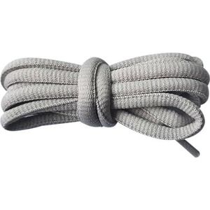 THEDAYBABY 3Pairs Halfronde Schoenveter Sneakers Canvas Schoenen Basketbal Schoenen Zwart-Wit Kleur Schoenveters., Lichtgrijs, 160