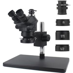1080P 48MP 4K HDMI USB Digitale Videocamera Simul-Focal 50X 100X Stereo Trinoculaire Microscoop C Mount Telefoon Solderen PCB Reparatie(3.5X-100X No camera)