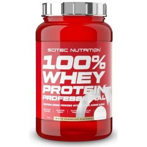 Scitec Nutrition 100% Whey Protein Professional 920 Gr - Fórmula Mejorada Sin Gluten Ni Azúcares Sabor Chocolate Blanco