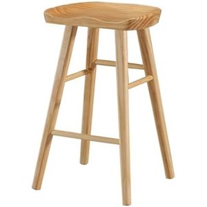 Barkrukken Barstoelen, Industriële Massief Houten Barstoel Boerderij Voetsteun Voor Thuisbar Kitchennd Counter Kitchen Barkruk Keukenstoelen(B,65cm)