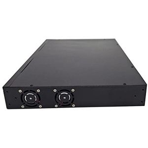 Webcam, 24ch poorten Gigabit PoE Switch 380W 48V 802.3af 1000Mbps -RJ45 -Poorten Port Auto-flip 1U Chassis for netwerkgebruikers IK P camera's