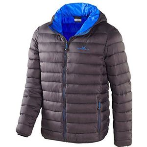 Black Crevice Gewatteerde jas voor heren, licht donsjack in verschillende kleuren en maten, winddichte regenjas voor heren, donsjack met synthetische vezelvulling, jas met capuchon