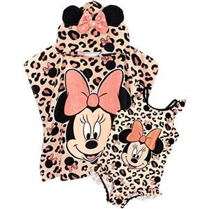 Disney Minnie Mouse badpak en ponchoset voor meisjes 18-24 Maanden