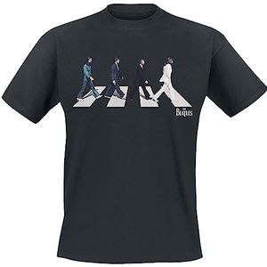 Beatles, The Abbey Road Silhouette T-shirt zwart M 100% katoen Band merch, Bands