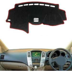 Auto Dashboard Cover Beschermend Vermijd Licht Tapijt Auto Dashboard Mat Anti-UV Antislip Accessoires geschikt voor Lexus RX 2004~2009 XU30 RX300 RX330 RX350 RX400h