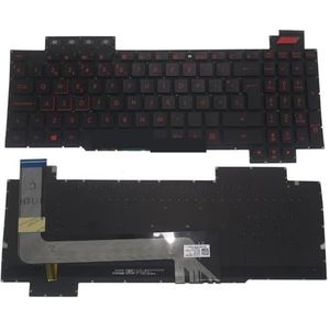 US Laptop Backlit Toetsenbord voor ROG FX503 FX503VD-E4035 FX503VM FX63(Spain)