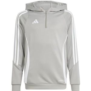 adidas Voetbal - Teamsport Textiel - Sweatshirts Tiro 24 Training Hoody Kids grijs-wit 176