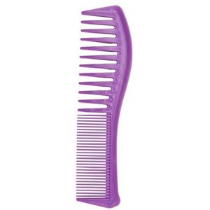 1 stks Hars Kappers Kam Hoofdhuid Massage Haar Borstel Duurzaam Fijne Tand Brede Tand Haar Haarborstel Kapsel Tool Salon Kam (Maat: Paars)
