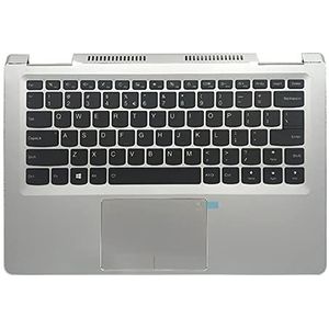 Laptop omhulsel rond toetsenbord & Toetsenbord & Touchpad Voor For Lenovo ideapad Yoga 710-14IKB 710-14ISK Color Zilver Verenigde Staten Lay-out