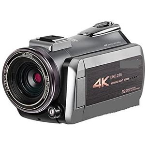 Videocamera Vlogcamera Recorder Vlog Camera Camcorder 4K Professionele 64X Digitale Zoom IR Nachtzicht for Blogger Video Filmen(Standard)