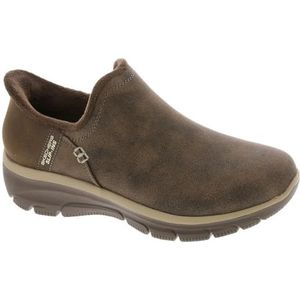 Skechers Womens Easy Going - Modern Hour Enkellaars, Chocolade, 7.5